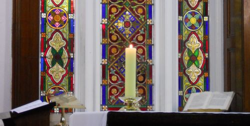 [Altar at St. James Old Cathedral]